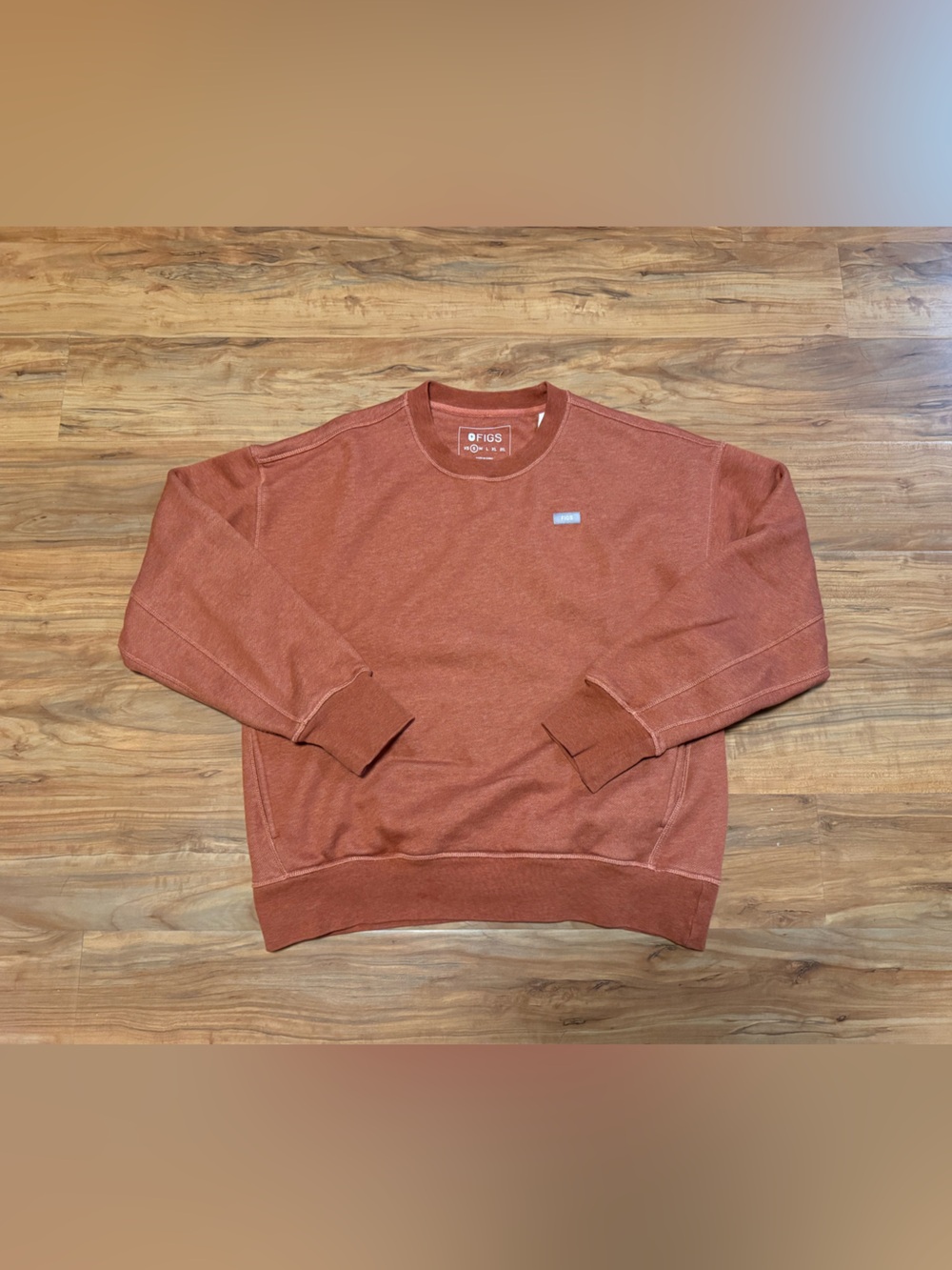 Figs Off-Shift Relaxed Crewneck Sweatshirt Sz Small Lounge Athleisure Work